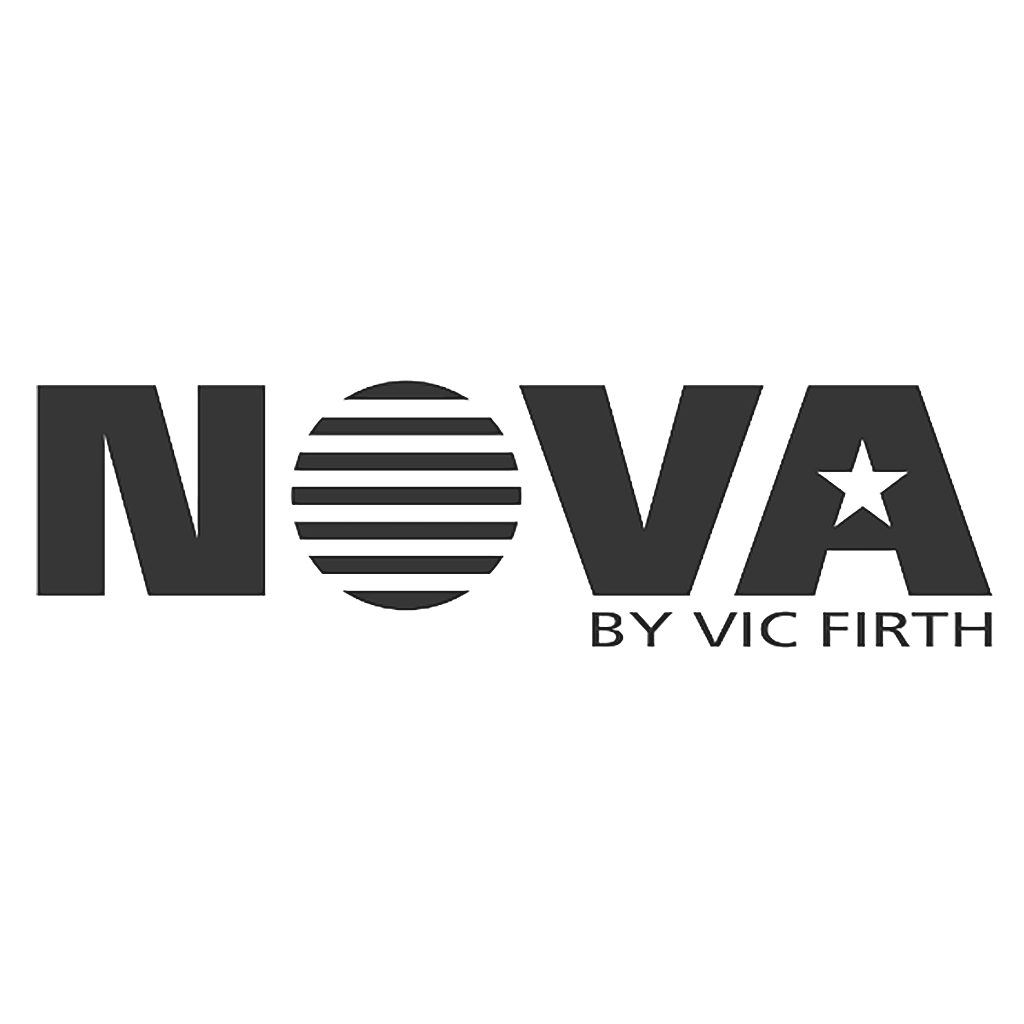 Nova VF-NROCKNB By Vic Firth Nylon Tip Black ROCK Drum Sticks 